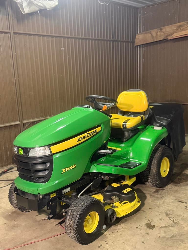 à gazon autoportée John Deere X305R, 19 CV, seulement 244 ur, Jardin & Terrasse, Tondeuses autoportées, Démarrage électrique, John deere