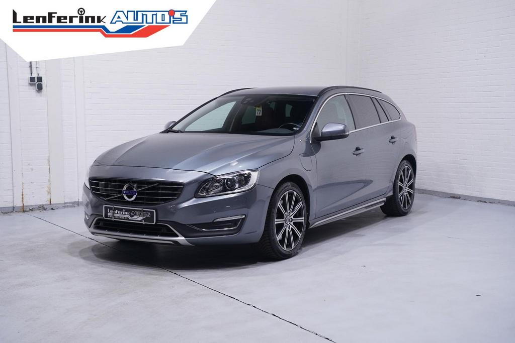 Volvo V60 2.4 D5 Twin Engine AWD navigatie lederen bekleding, Auto's, Volvo, Automaat, 48 g/km, Startonderbreker, Break