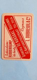 Carte à jouer De Kursaal Distillery Oostende_rood_286, Enlèvement ou Envoi, Utilisé, Carte(s) à jouer