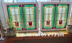 Glas in lood zeer mooi izgs, Antiek en Kunst, Ophalen