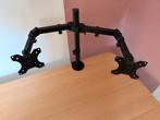 Dubbele monitor arm, Huis en Inrichting, Bureaus, Ophalen, Zo goed als nieuw