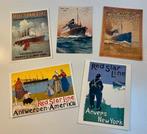 Red Star Line, Antwerpen, 5 postkaarten., Verzamelen, Verzenden