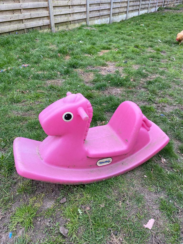 Little tikes schommelpaard, Ophalen, Gebruikt