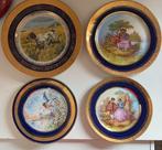 Set van 4 porseleinen borden Limoges, Antiek en Kunst, Ophalen