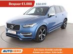 Volvo XC90 2.0 T8 Plug-in Hybrid R-Design AWD (bj 2016), Gebruikt, Zwart, 1969 cc, Blauw