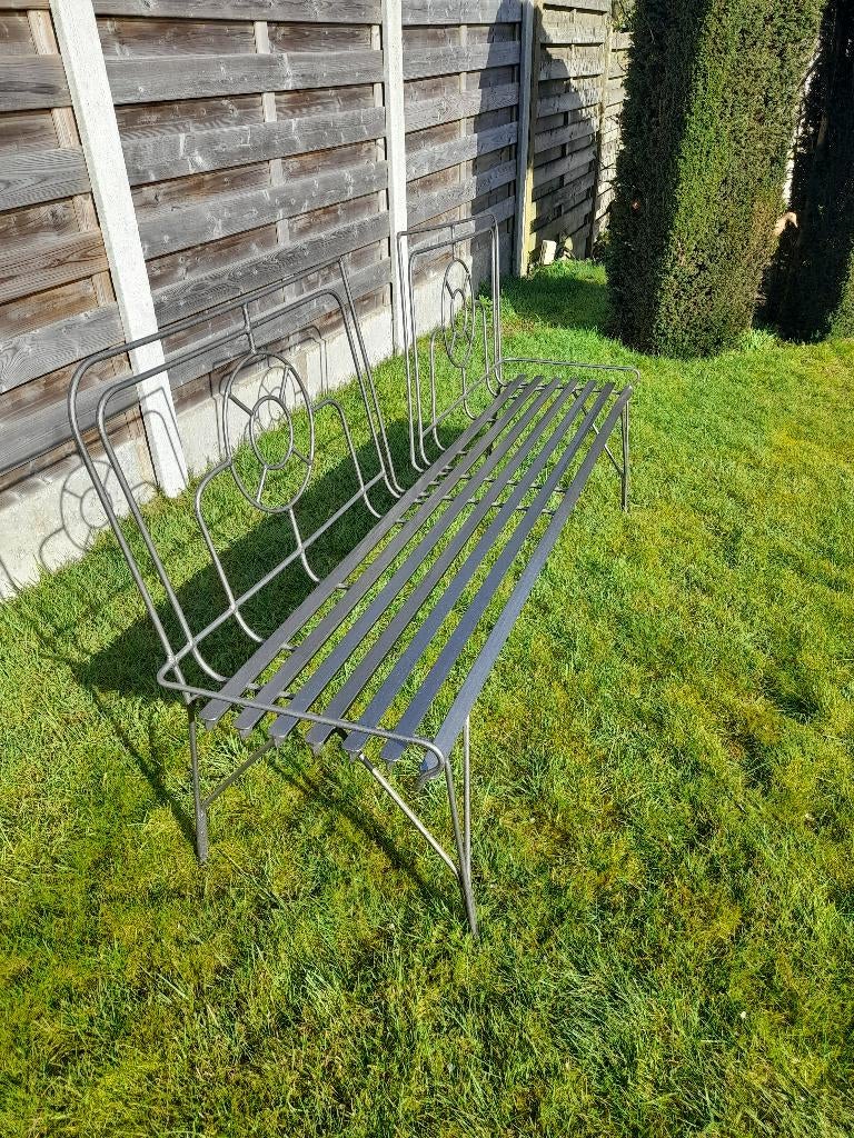 ijzeren zitbank, Ophalen, Gebruikt