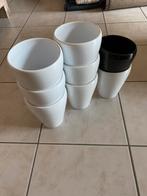 Bloempot orchideeën alles samen 8 stuks, Tuin en Terras, Bloempotten, Ophalen, Gebruikt, Rond, Binnen