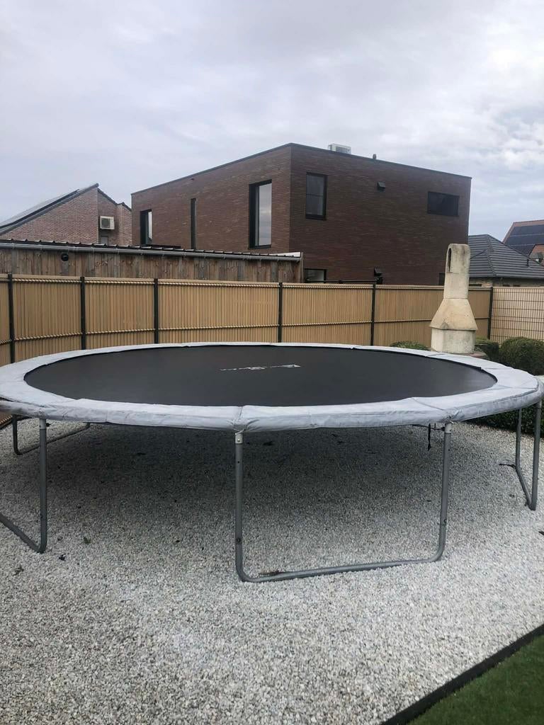 Trampoline diameter 490cm met ongebruikt veiligheidsnet, Kinderen en Baby's, Speelgoed | Buiten | Trampolines, Ophalen, Gebruikt