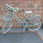 Meisjesfiets Frappé 24 x 175 groen retro met bloemen, Fietsen en Brommers, Ophalen, Gebruikt, 24 inch, Versnellingen