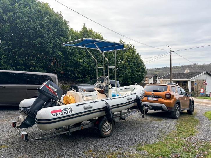 Semi rigide 4m50, Watersport en Boten, Speedboten, Zo goed als nieuw, Ophalen