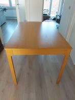 Tafel 12080 verlengbaar tot 180 cm.+ 6 stoelen., Huis en Inrichting
