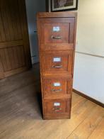 Classeur vintage en chêne., Enlèvement, Comme neuf