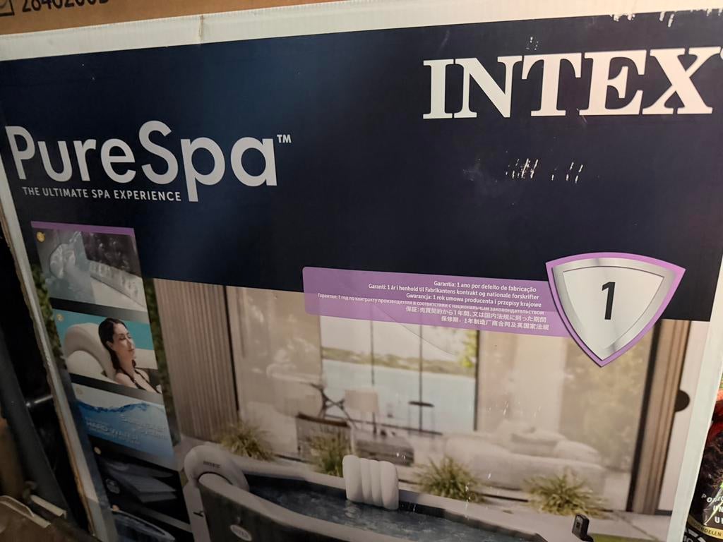 Intex purespa, Ophalen, Gebruikt, Filter, Opblaasbaar