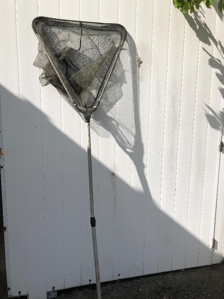 Grote vijver visnet, Ophalen