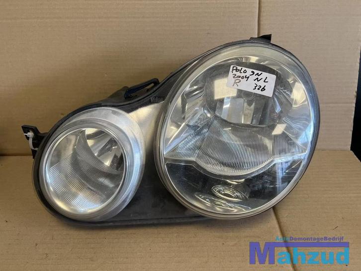 VW POLO 9N 9N1 Links koplamp 2001-2005, Auto-onderdelen, Verlichting, Volkswagen, Gebruikt