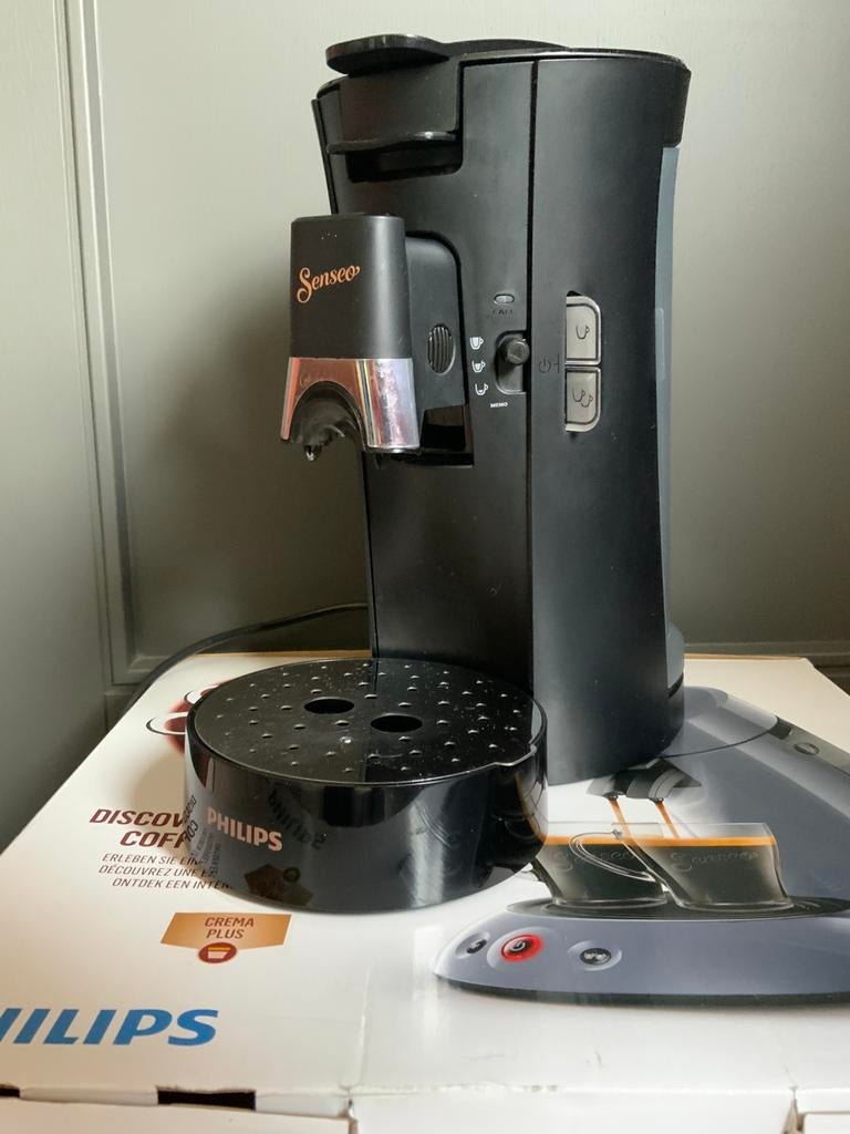 Senseo, zo goed als nieuw, Elektronische apparatuur, Ophalen, Espresso apparaat, Zo goed als nieuw, Koffiepads en cups