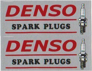 Denso Spark Plugs sticker set #4, Motos, Accessoires | Autocollants, Envoi