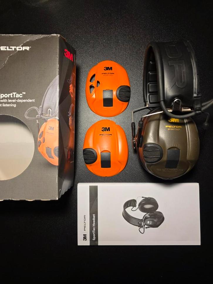 3M Peltor SportTac, Bricolage & Construction, Protecteurs auditifs, Enlèvement ou Envoi