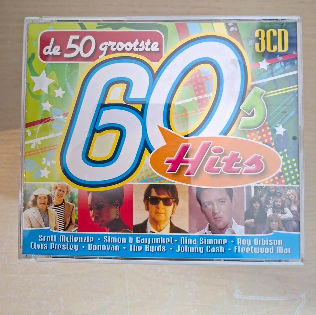 3cd. De 50 grootste 60's hits (Sony)., Cd's en Dvd's, Cd's | Verzamelalbums, Ophalen of Verzenden