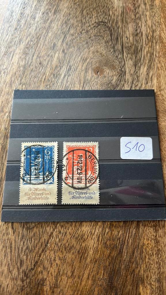 Duitsland: 1922 Alters- und Kinderhilfe, Timbres & Monnaies, Enlèvement ou Envoi, Empire allemand, Affranchi