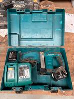 Makita 14v nietjesmachine in koffer, Doe-het-zelf en Bouw, Gereedschap | Boormachines, Ophalen, Zo goed als nieuw