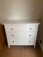Armoire blanche, 3 ou 4 tiroirs, Enlèvement, Comme neuf, Autres matériaux