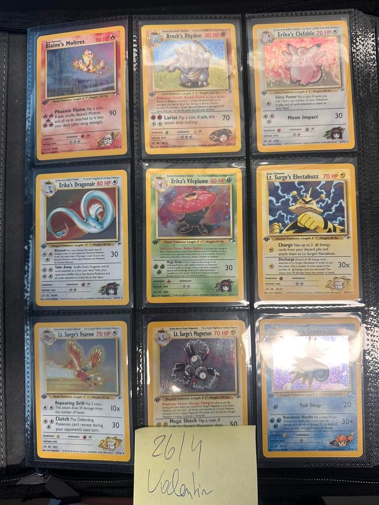 Kit principal Gym Heroes, 1 pièce, Enlèvement ou Envoi, Comme neuf, Plusieurs cartes