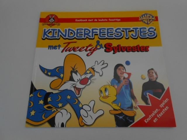 kinderfeestjes met Tweety en Sylvester kookboek, Jongen of Meisje, Ophalen of Verzenden, Zo goed als nieuw, 5 of 6 jaar