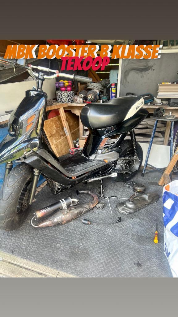 MBK Booster BCD kader+Kappen, Vélos & Vélomoteurs, Scooters | Yamaha, Utilisé, Autres modèles, Classe B (45 km/h), Enlèvement