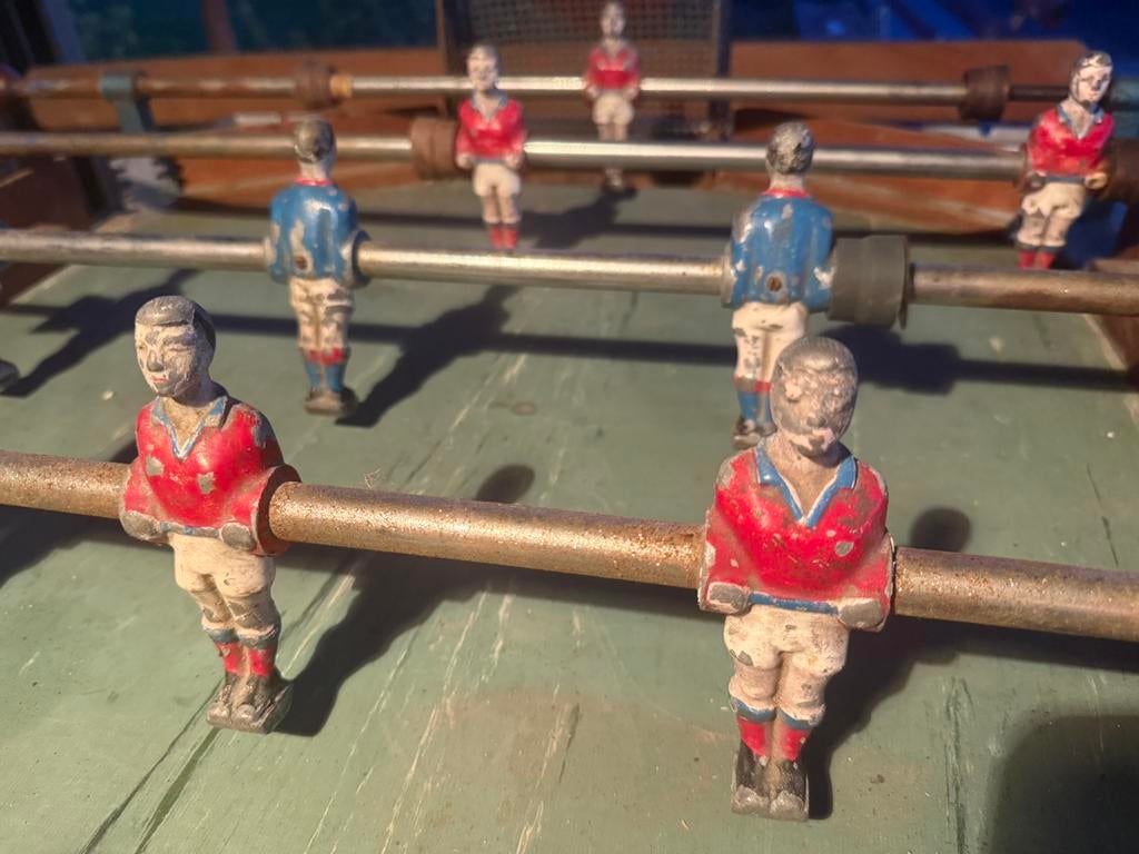 Prachtige decoratieve 1950 s kickertafel, Ophalen