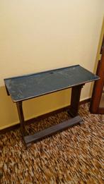 Oud vintage schoolbankje - origineel houten bureau, Huis en Inrichting, Tafels | Sidetables, Ophalen
