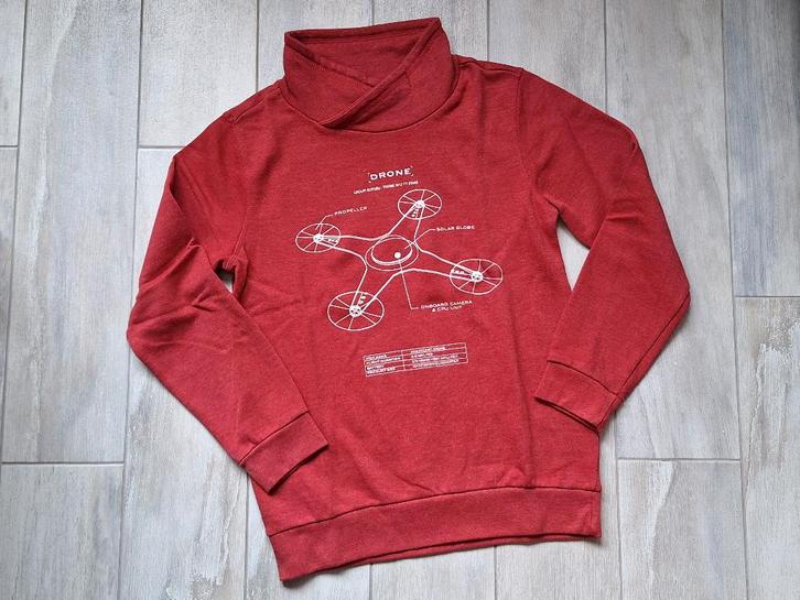 ★ M164 - Trui Drone, Kinderen en Baby's, Kinderkleding | Maat 164, Zo goed als nieuw, Jongen, Trui of Vest, Ophalen of Verzenden