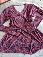 Blauw rode longsleeves 46 Elly en Yvonne, Kleding | Dames, T-shirts, Maat 46/48 (XL) of groter, Lange mouw, Verzenden, Blauw