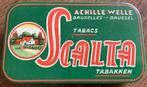 TABACO SCALTA/ACHILLE WELLE/Bruxelles/Boîte à tabac, Enlèvement ou Envoi, Comme neuf, Boite à tabac ou Emballage