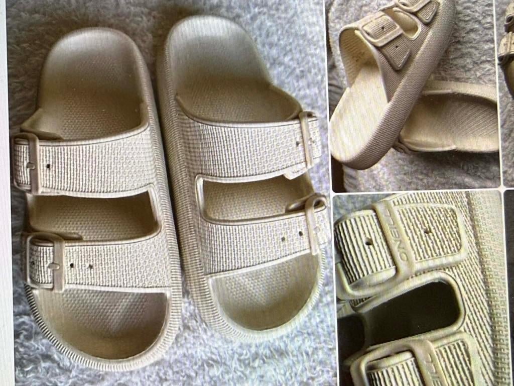 O’Neill nieuwe crème slippers 23,5cm/36-37, Slippers, Wit, Nieuw, Ophalen of Verzenden