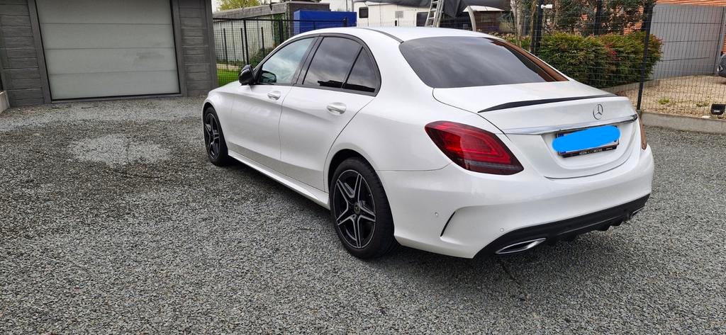 Mercedes C180 AMG PACK, Auto's, Automaat, 4 deurs, Alcantara, Wit