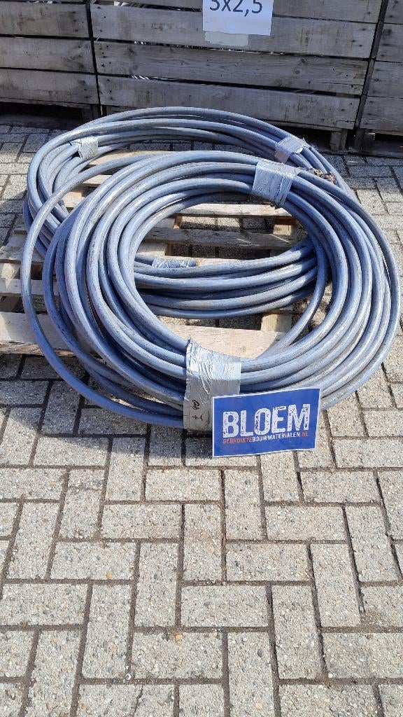 Stroomkabels Electrakabels, Doe-het-zelf en Bouw, Elektriciteit en Kabels, Gebruikt, Kabel of Snoer, Ophalen