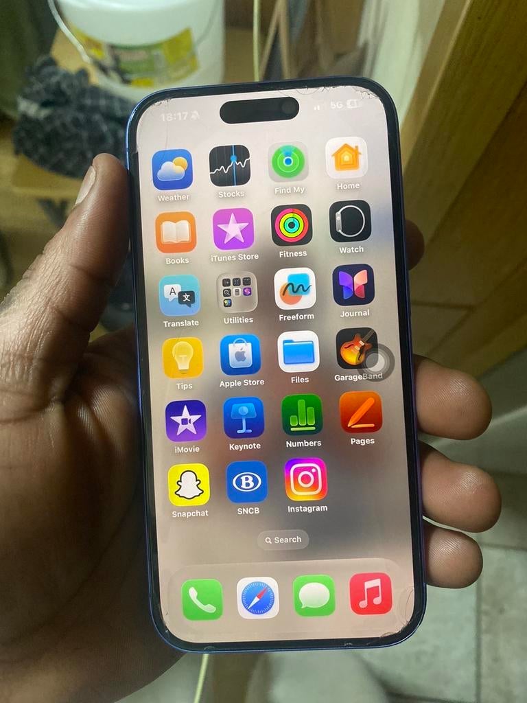 Iphone 16 128GB, Télécoms, Téléphonie mobile | Housses, Coques & Façades | Apple iPhone, Enlèvement ou Envoi, Comme neuf