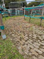 Pavés en béton +/- 22 m2, ramassage gratuit, Jardin & Terrasse, Pavé & Dalles, Béton, Enlèvement, Utilisé, Briques