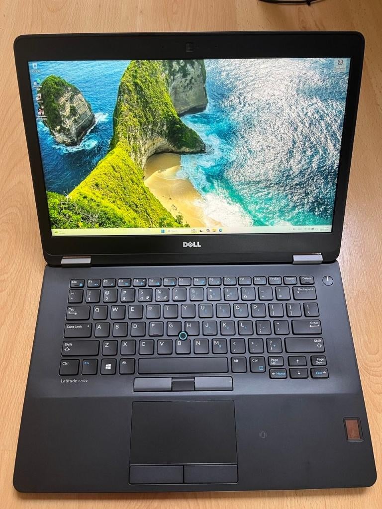 Dell Latitude E7470 14"| i5-6300U | 8GB RAM | 128 SSD, 2 tot 3 Ghz, Qwerty, 8 GB, 14 inch