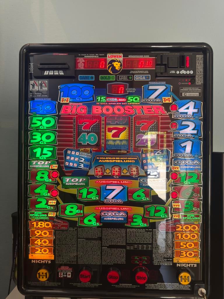 Perfecte gokkast – NSM Löwen Eurotec (Bally Wulff), Verzamelen, Automaten | Gokkasten en Fruitautomaten, Zo goed als nieuw, Euro