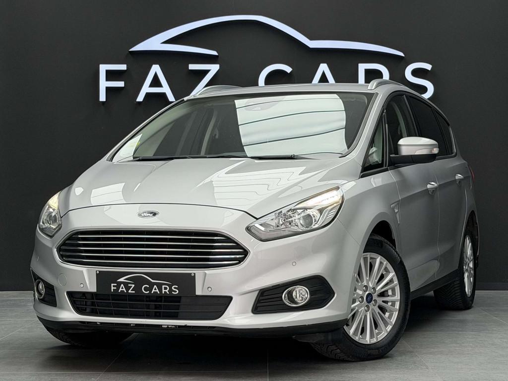 Ford S-Max 2.0 TDCi Titanium * 1ER PROP + 7 PLACES + CAMERA, Voorwielaandrijving, Stof, Gebruikt, 4 cilinders