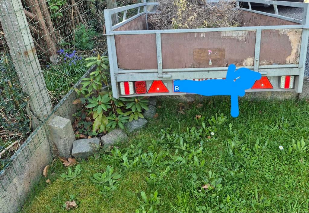 Remorque 750kg, Enlèvement