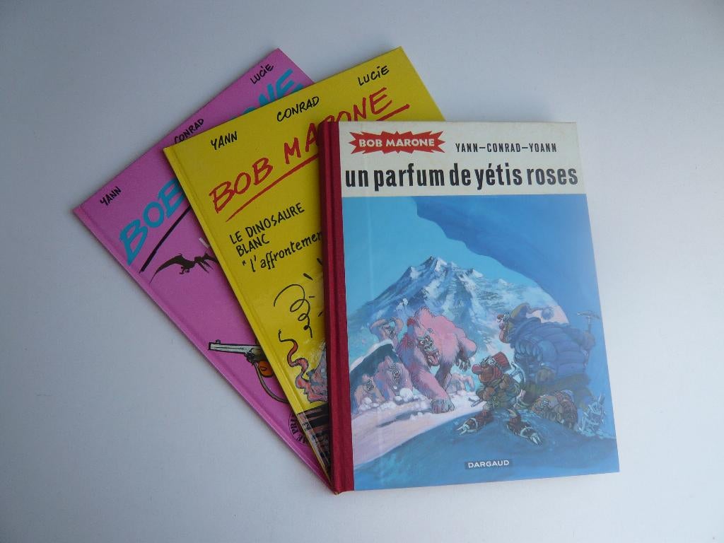 Bd BOB MARONE tomes 1 à 3 (EO état neuf) de YANN, Ophalen of Verzenden, Zo goed als nieuw, YANN / CONRAD / LUCIE, Meerdere stripboeken