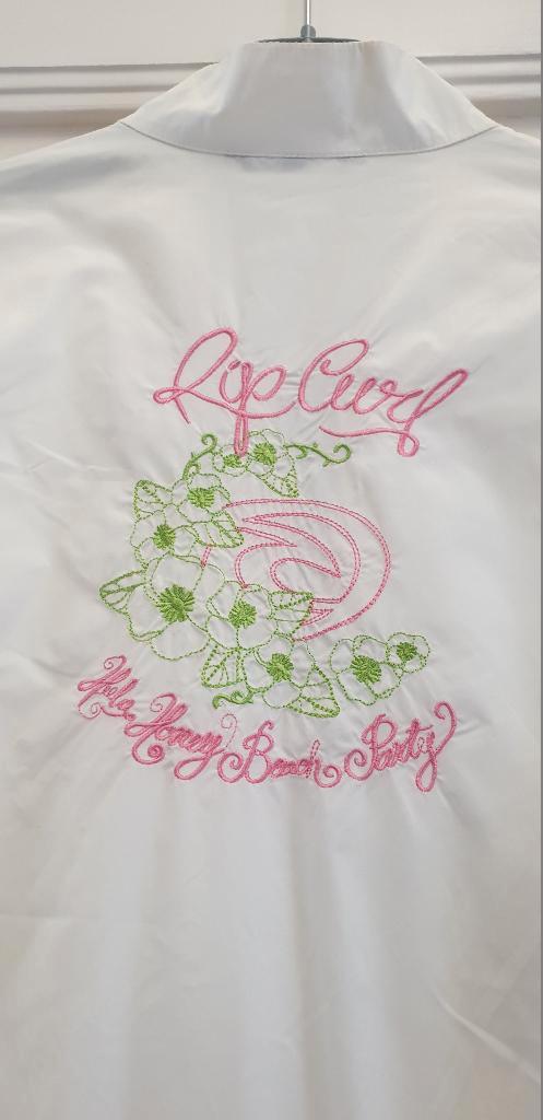 Rip Curl regenjas - Maat S, Kleding | Dames, Jassen | Winter, Gedragen, Maat 34 (XS) of kleiner, Wit, Ophalen of Verzenden