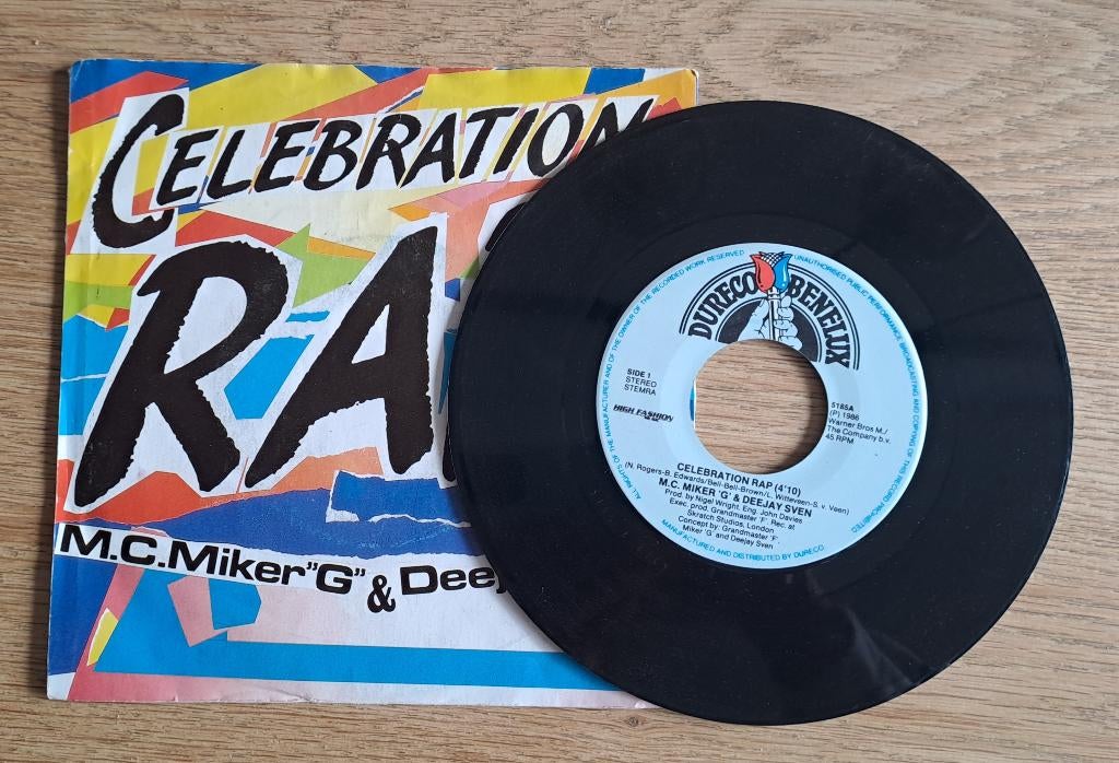 M.C.Miker 'G' & Deejay Sven - Celebration Rap, CD & DVD, Vinyles Singles, Enlèvement ou Envoi, Single, Utilisé, Hip-hop et Rap