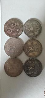 6x Willem 3 Rijksdaalder argent argenté, Envoi, Argent