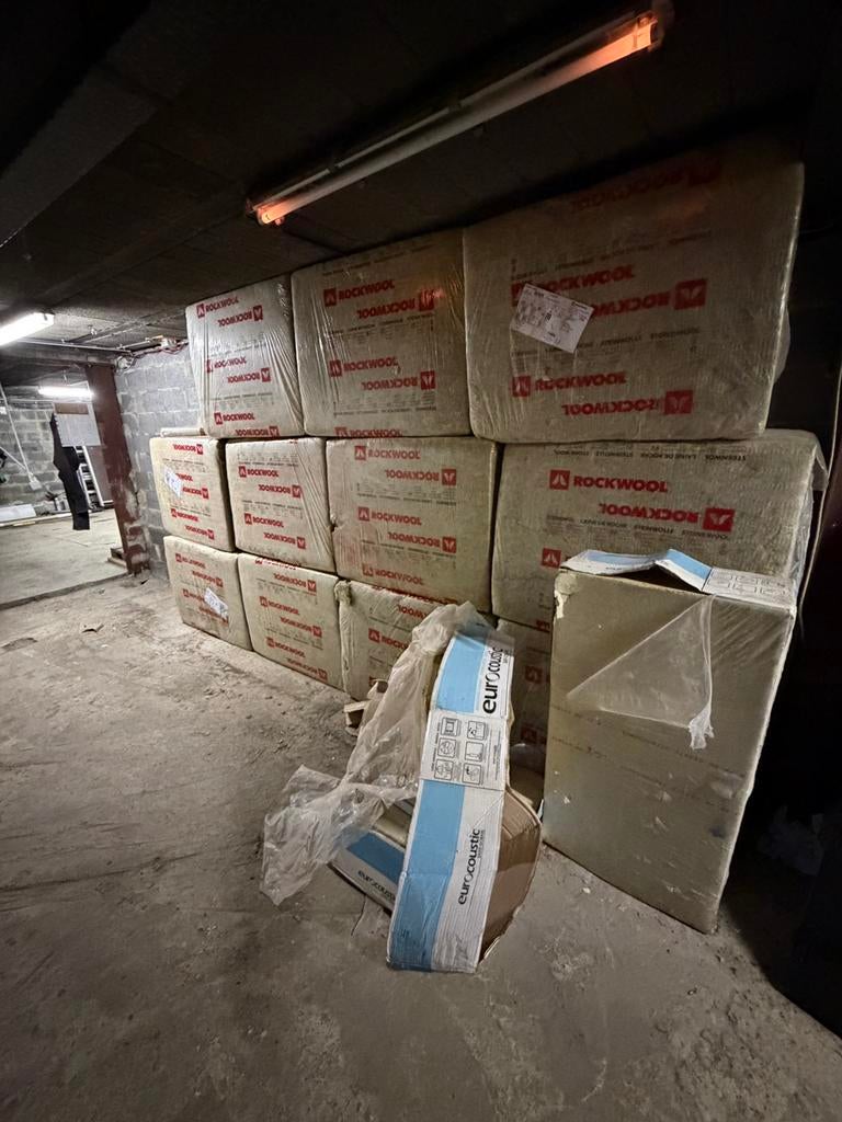 Isolatie rockwool, Doe-het-zelf en Bouw, Ophalen, Nieuw, Glaswol