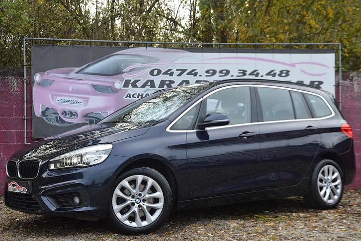 BMW 2 Serie Tourer 218 D Gran 7PL NAV CAM CLIM CRUIS 65.170K, Auto's, BMW, Bedrijf, Te koop, 2 Reeks Gran Tourer, ABS, Achteruitrijcamera