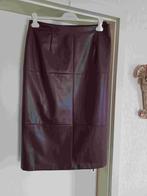 Mayerline - winter 2025 - kokerrok faux leer - bordeaux, Kleding | Dames, Rokken, Mayerline, Ophalen of Verzenden, Zo goed als nieuw